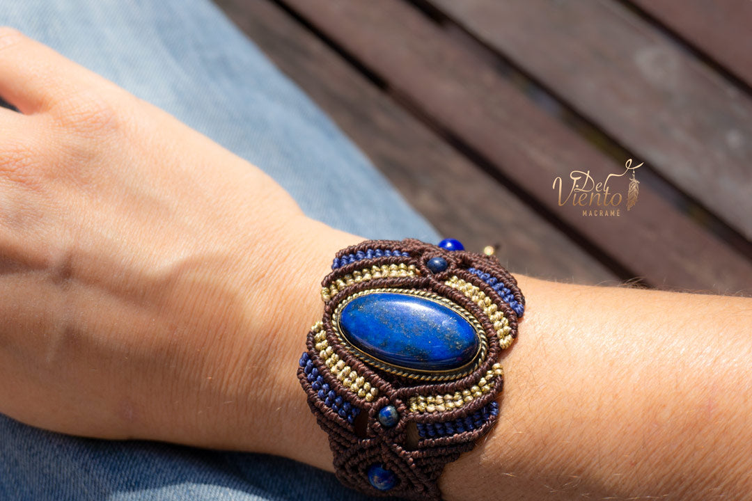 Pulsera con Lapislázuli