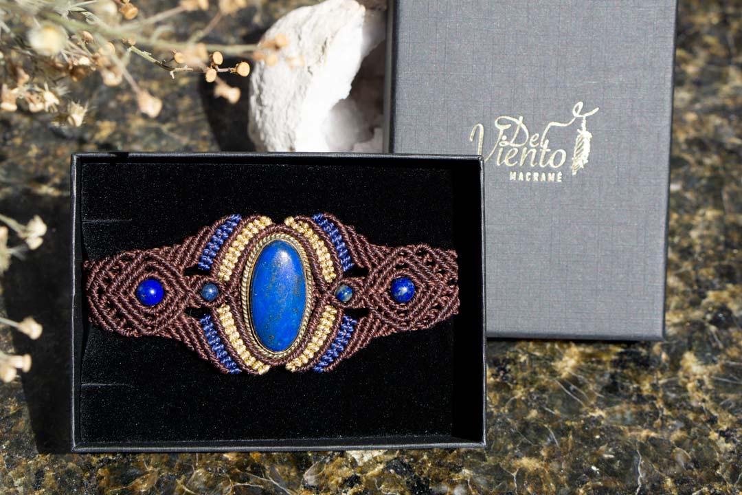 Pulsera con Lapislázuli