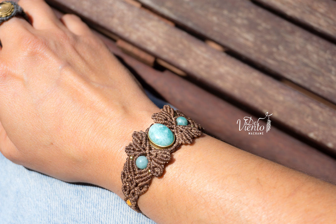 Pulsera AMAZONIA con Amazonita