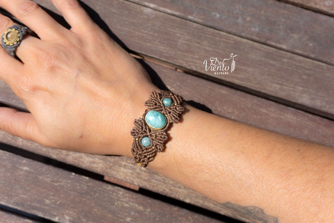 Pulsera AMAZONIA con Amazonita