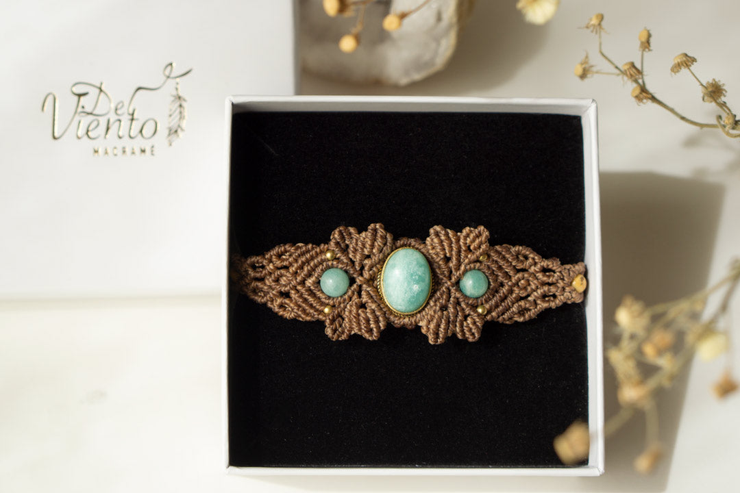 Pulsera AMAZONIA con Amazonita