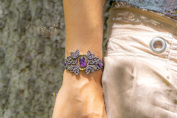 Pulsera de macramé con Amatista