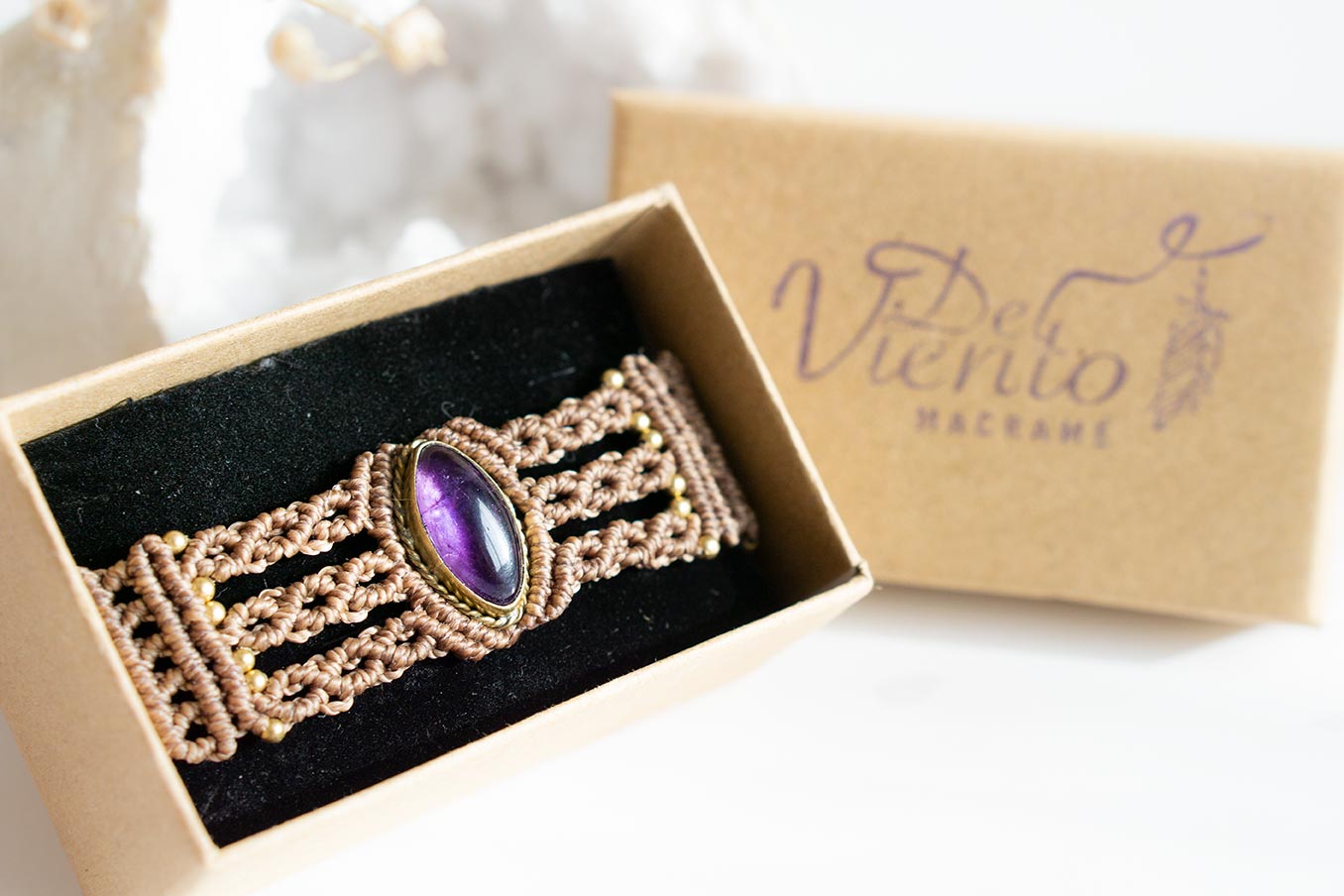 Pulsera ATENEA con Amatista
