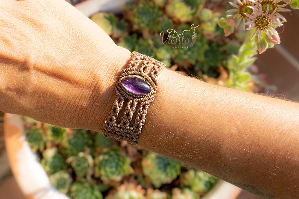 Pulsera ATENEA con Amatista