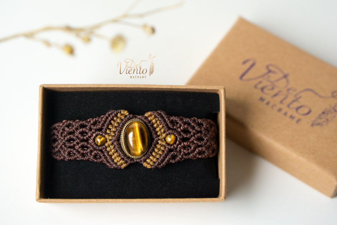 Pulsera ABRIL con Ojo de tigre