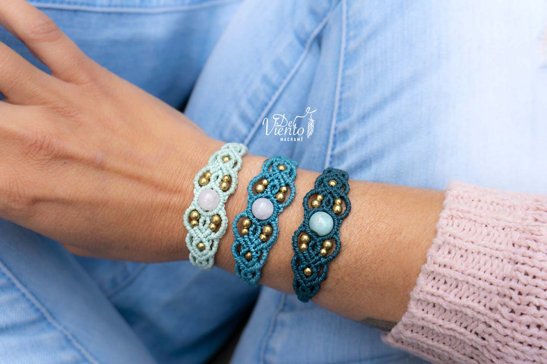 Pulseras "Bohemia" con minerales