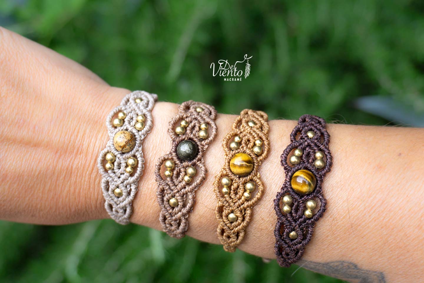 Pulseras "Bohemia" con minerales