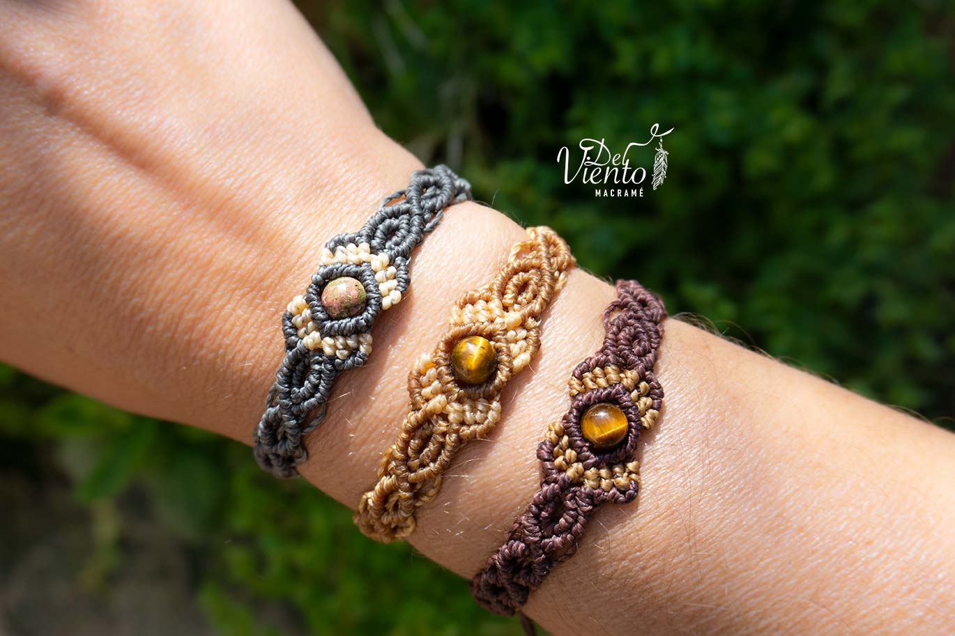 Pulseras "Bohito" con piedras naturales