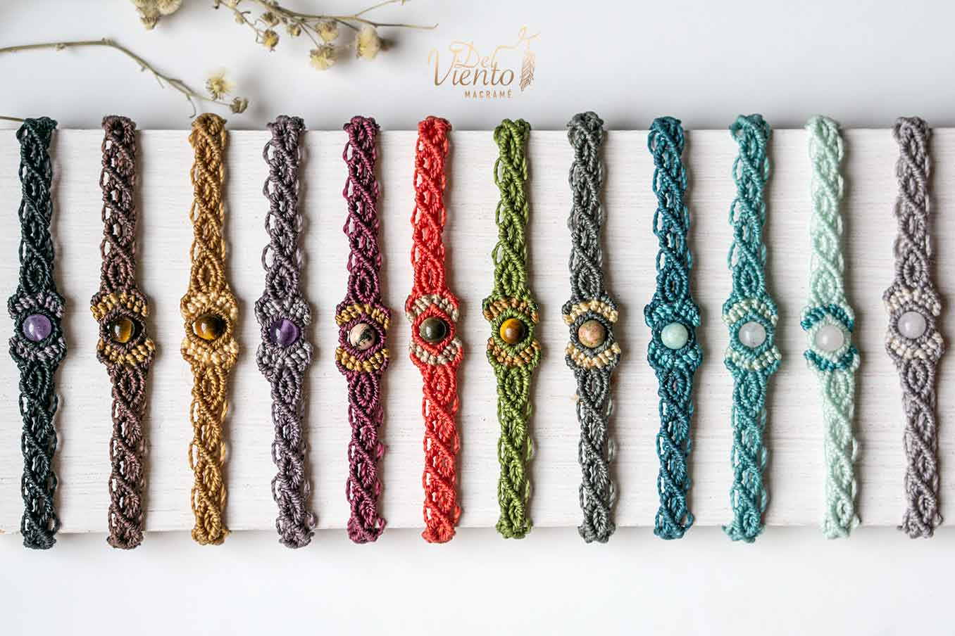 Pulseras "Bohito" con piedras naturales