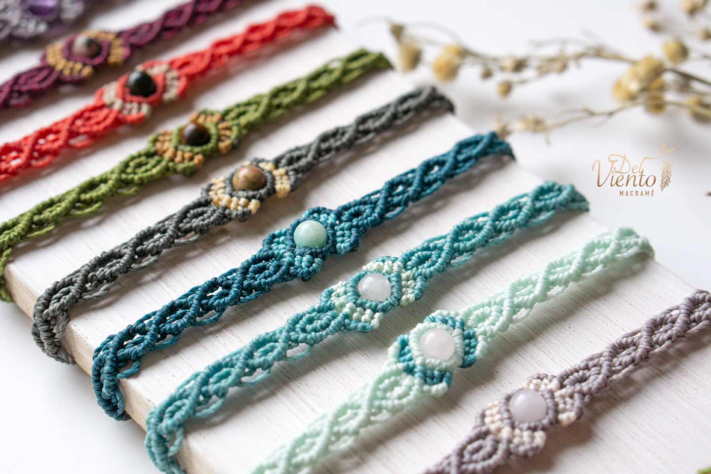 Pulseras "Bohito" con piedras naturales