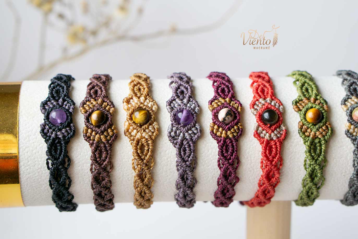 Pulseras "Bohito" con piedras naturales