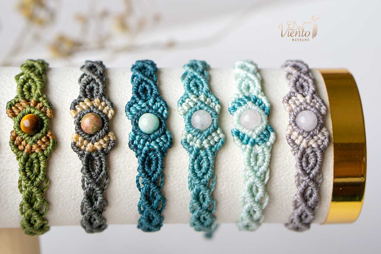 Pulseras "Bohito" con piedras naturales