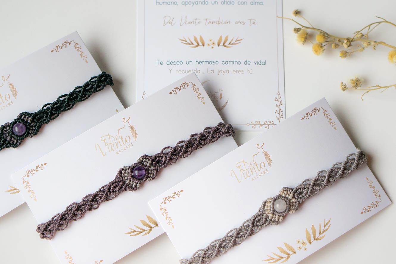 Pulseras "Bohito" con piedras naturales