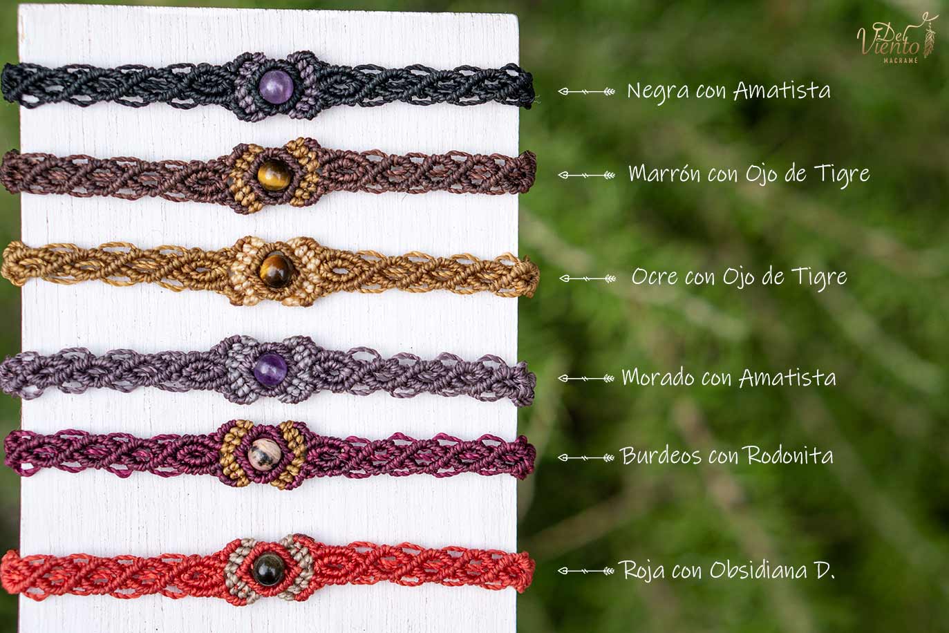 Pulseras "Bohito" con piedras naturales