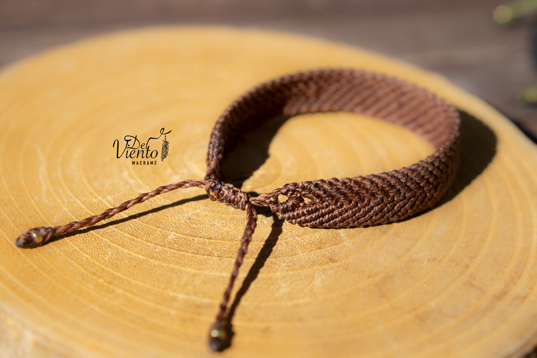 Pulseras de macramé SATURNO para Hombre