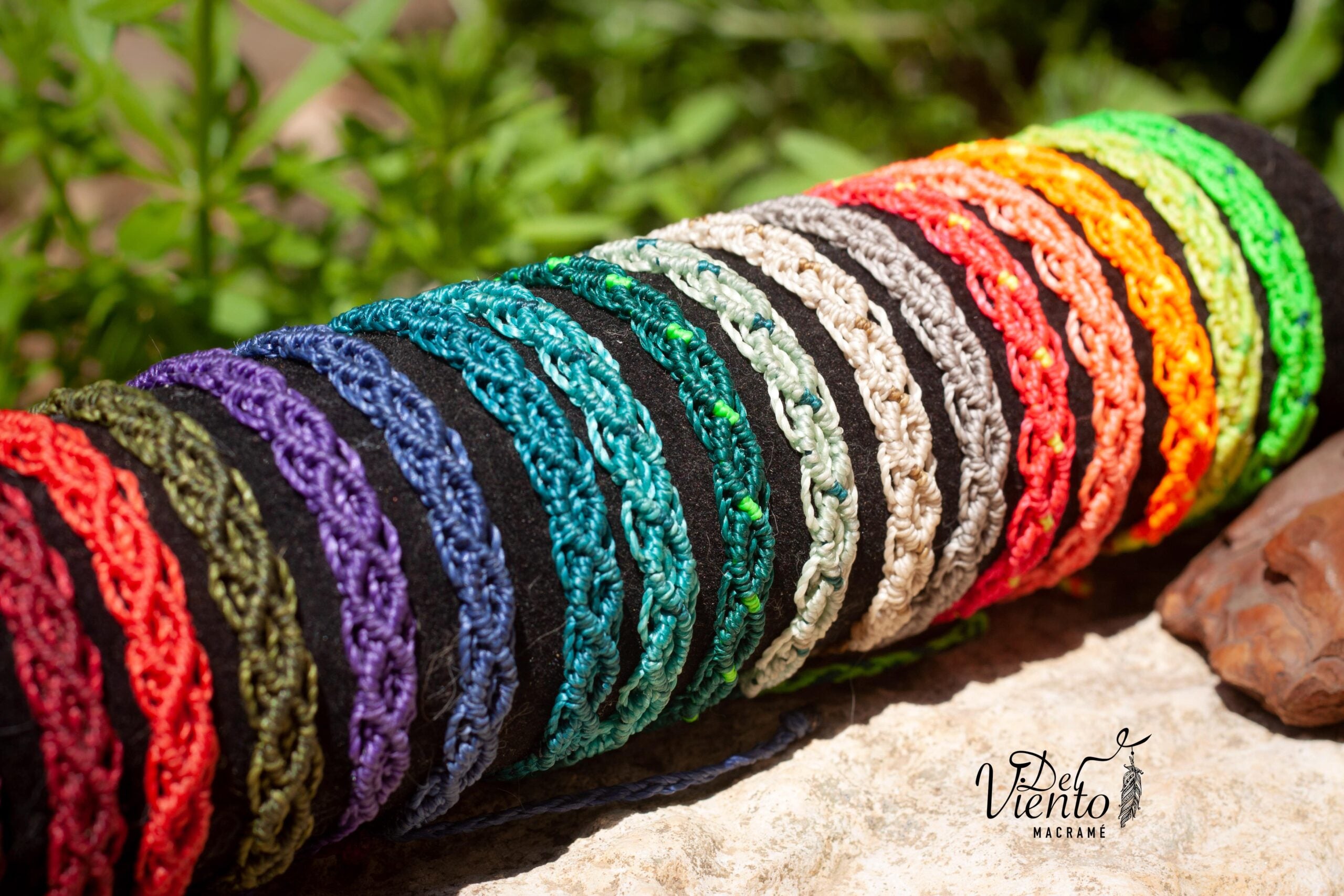 Pulseras de macrame Unisex