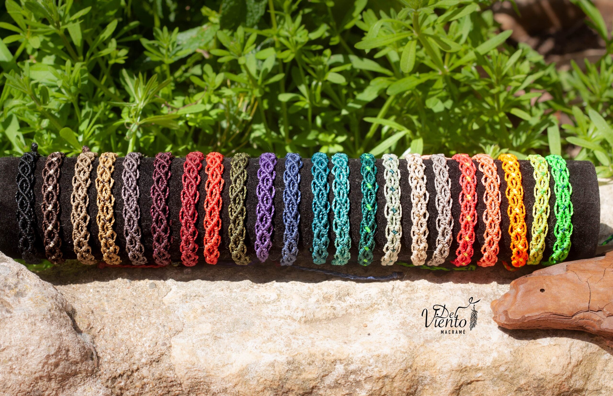 Pulseras de macrame Unisex