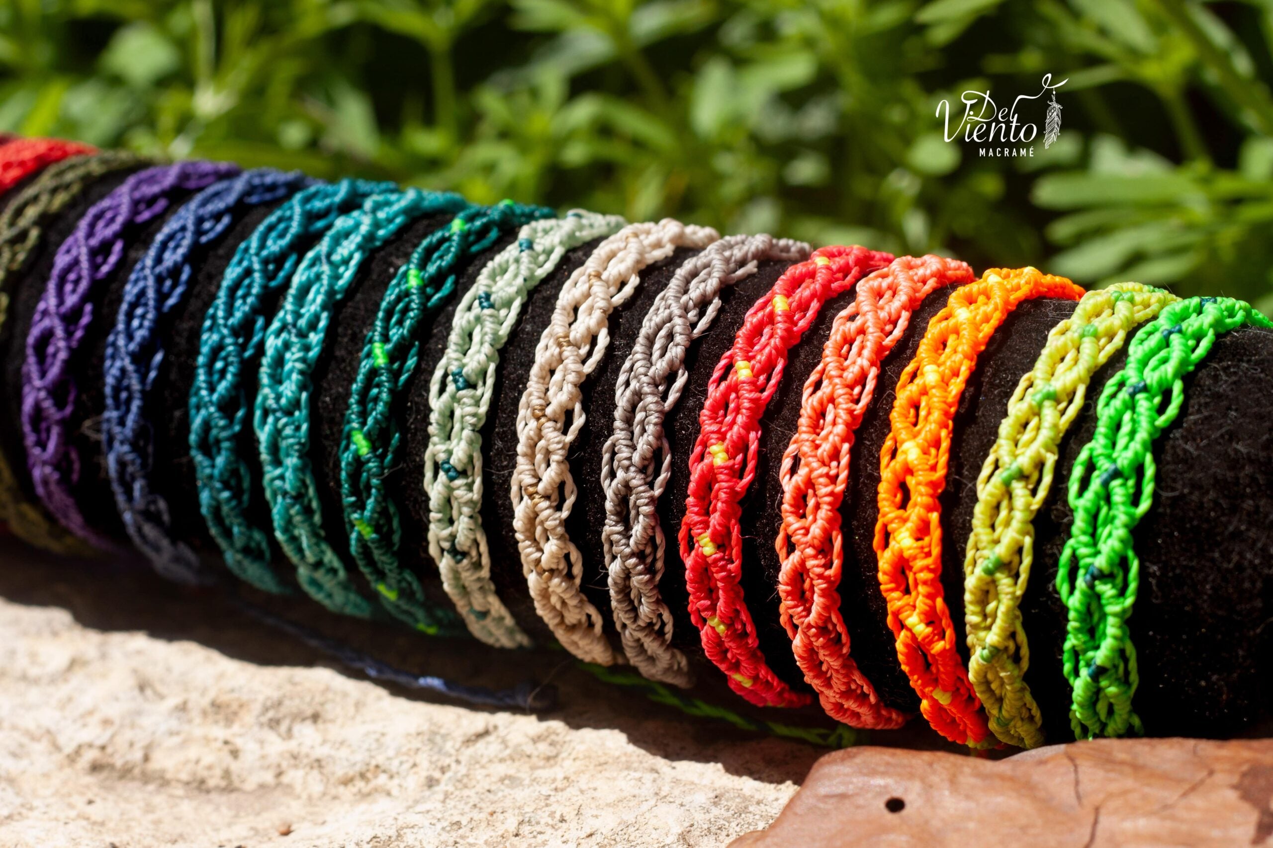 Pulseras de macrame Unisex