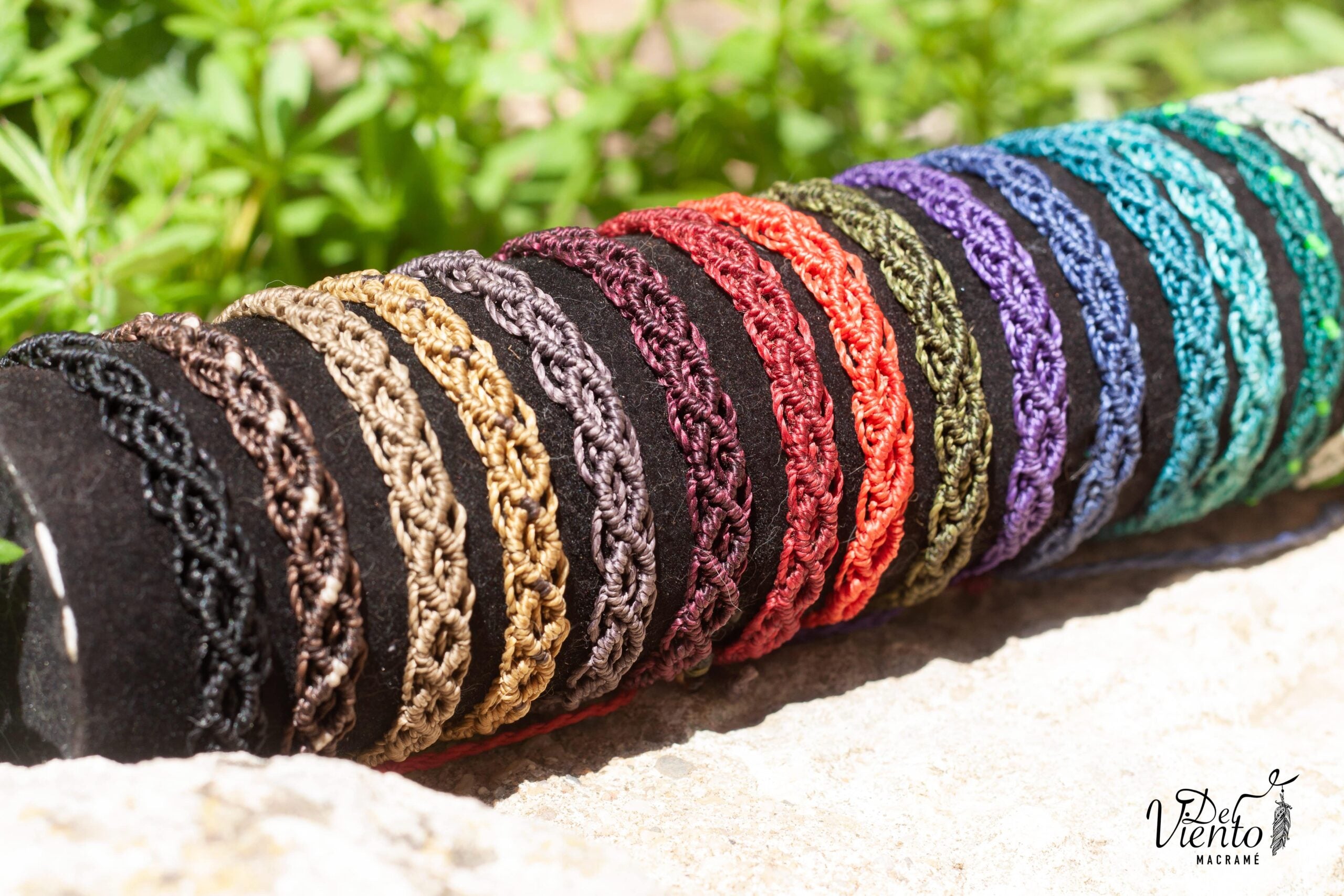 Pulseras de macrame Unisex
