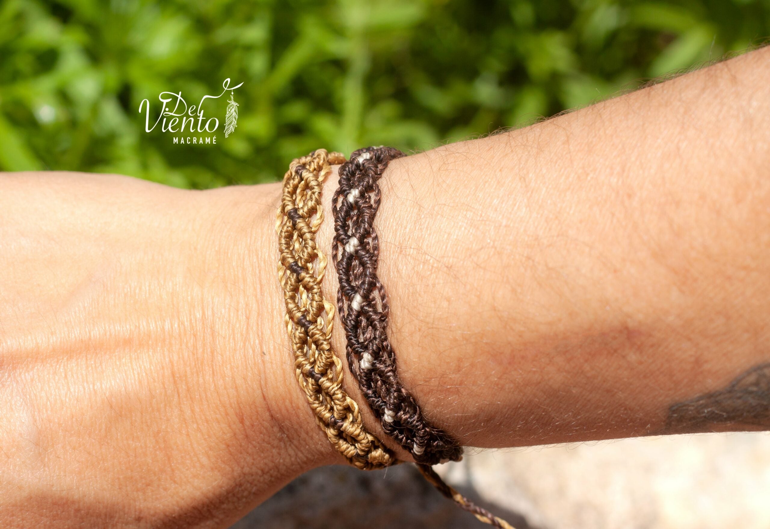 Pulseras de macrame Unisex