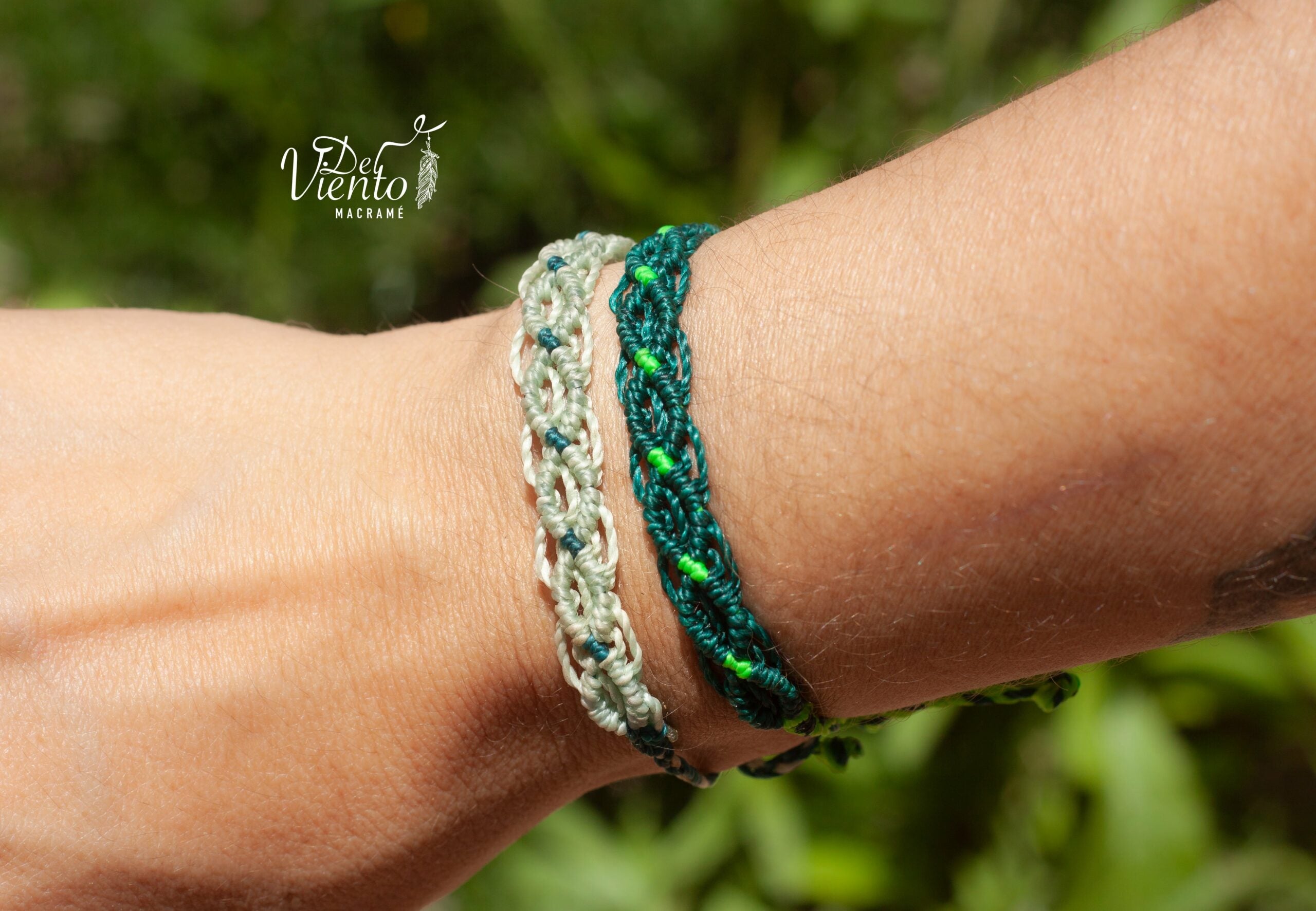 Pulseras de macrame Unisex