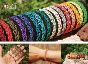 Pulseras de macrame Unisex