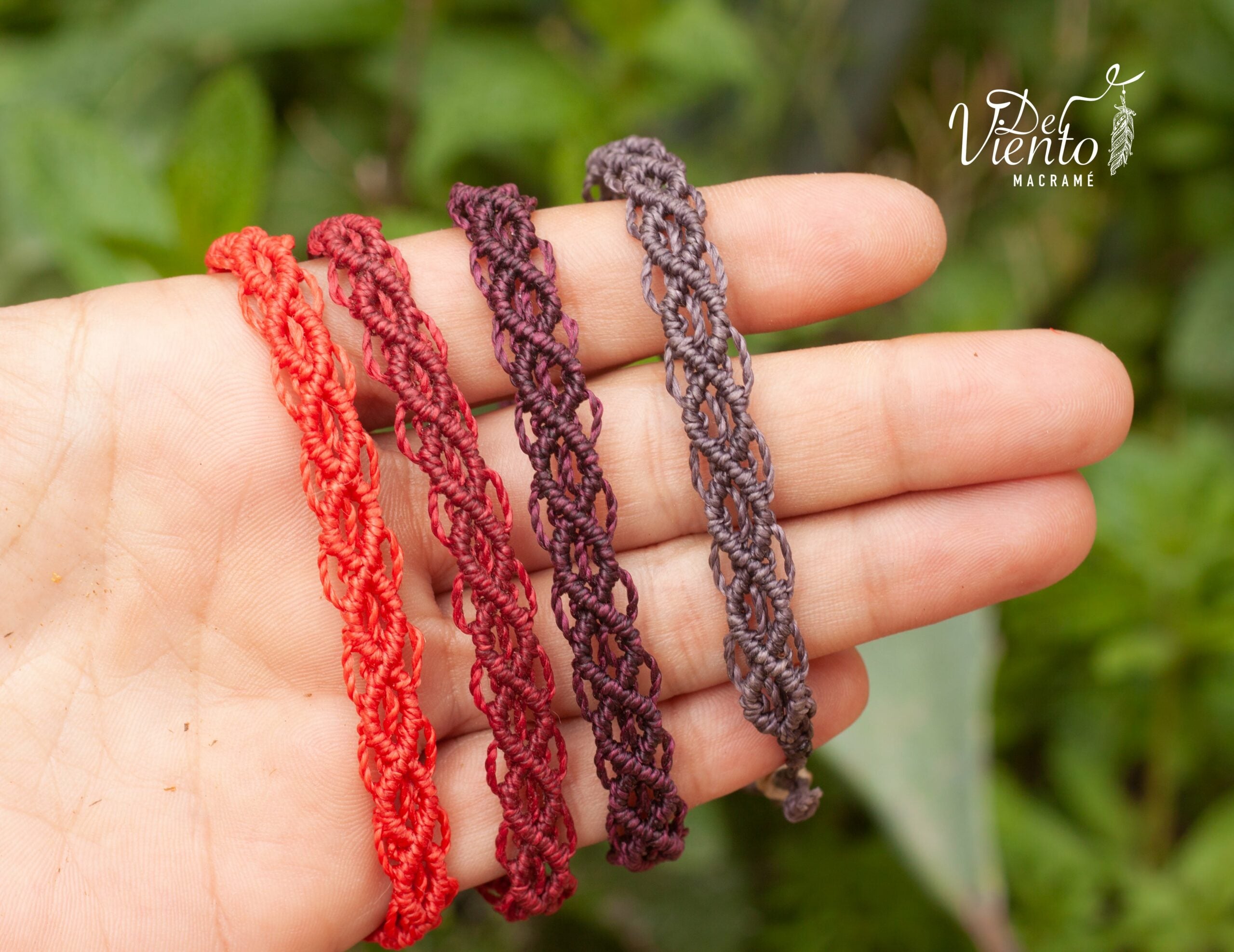 Pulseras de macrame Unisex