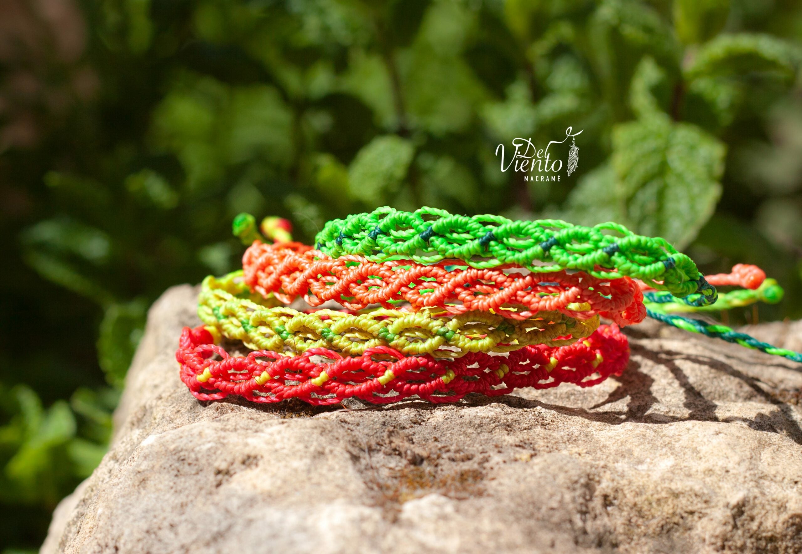 Pulseras de macrame Unisex