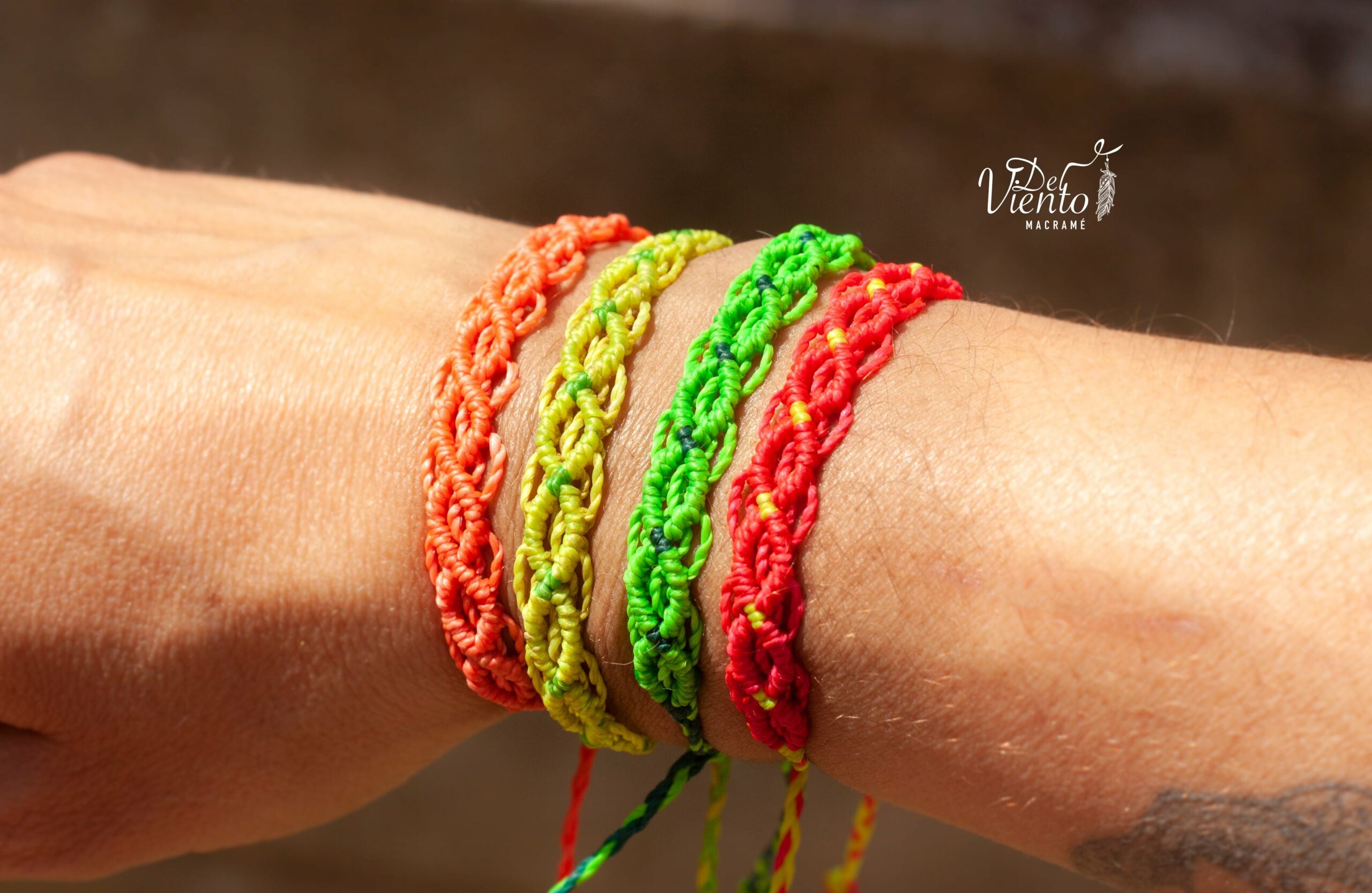 Pulseras de macrame Unisex
