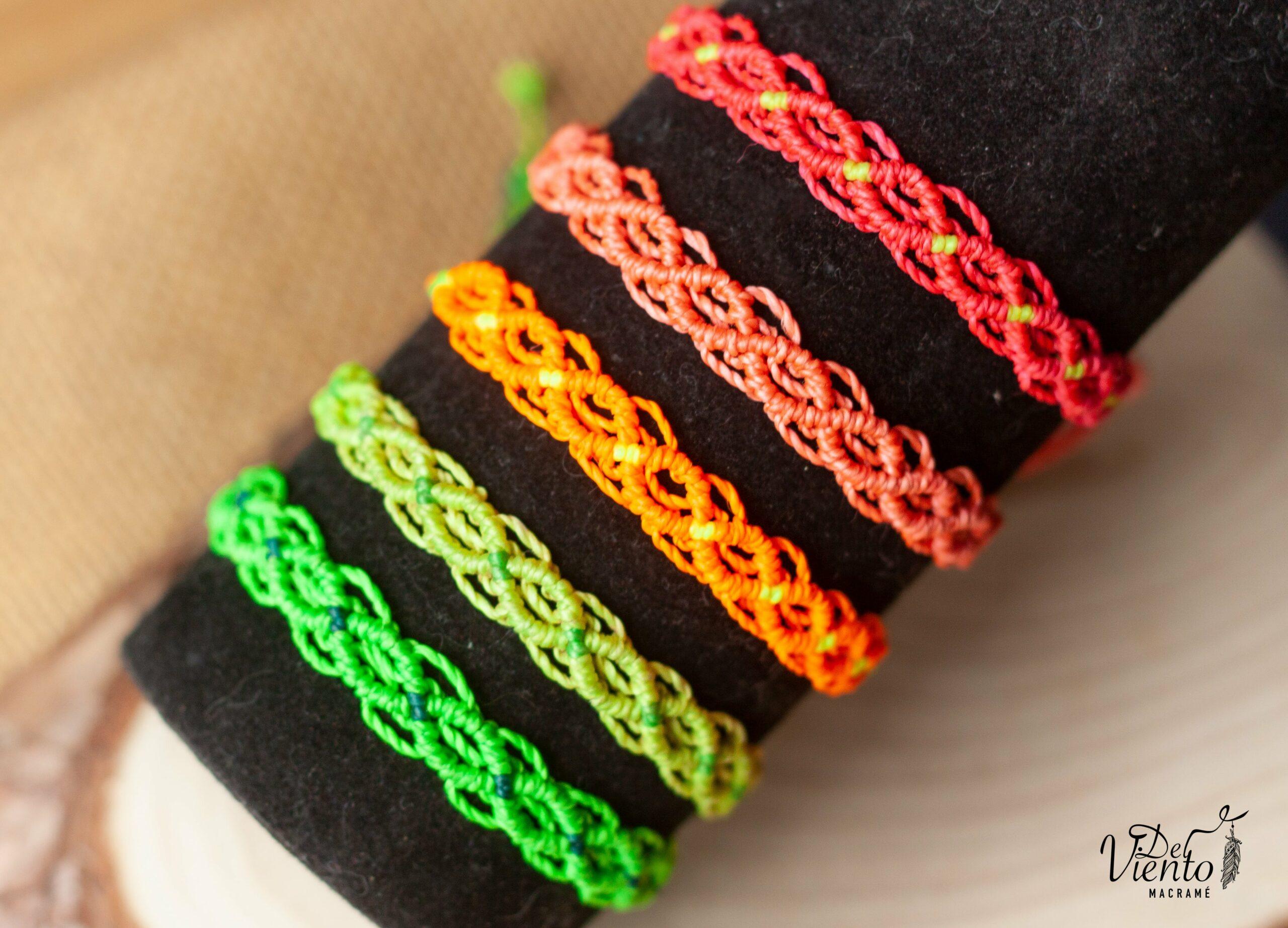 Pulseras de macrame Unisex