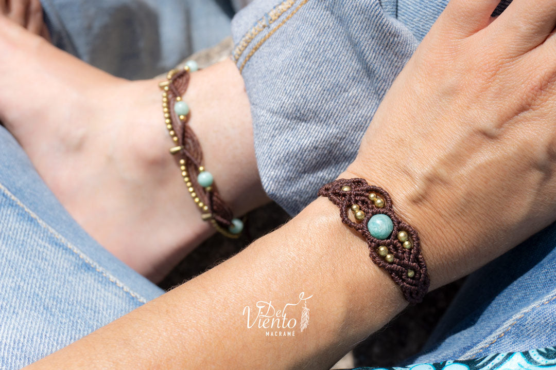 Pulseras "Bohemia" con minerales