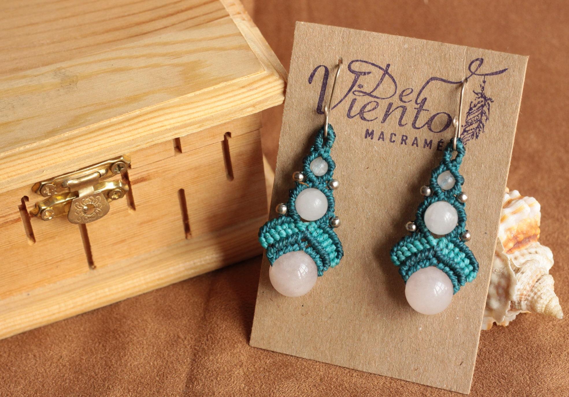 Pendientes BOHO | Tu eliges color y mineral