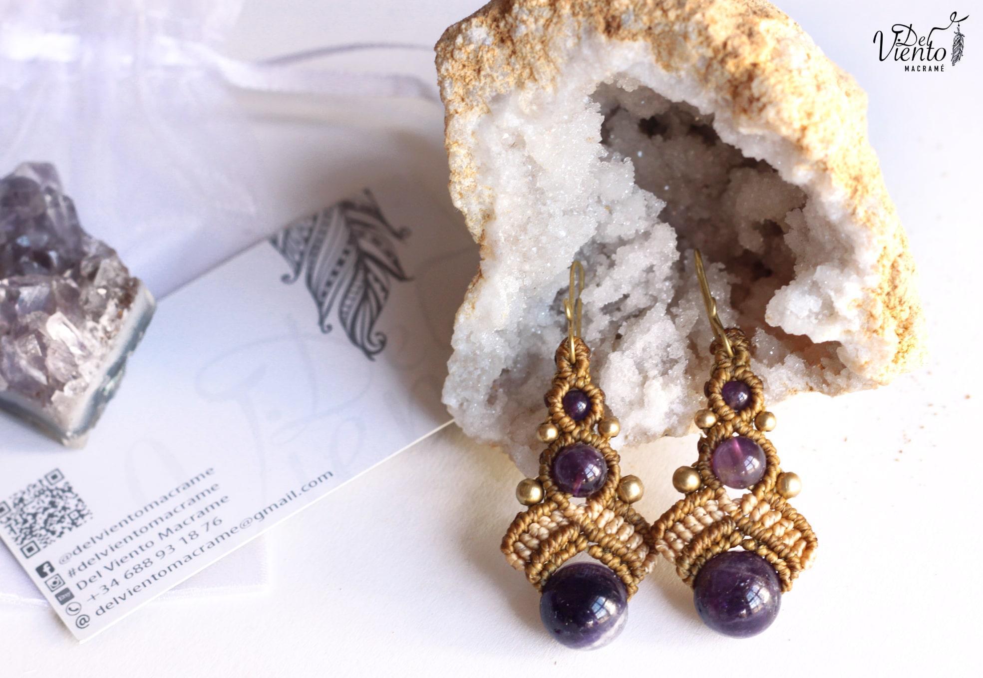 Pendientes BOHO | Tu eliges color y mineral
