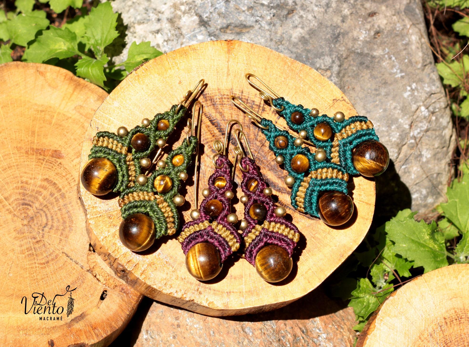 Pendientes BOHO | Tu eliges color y mineral