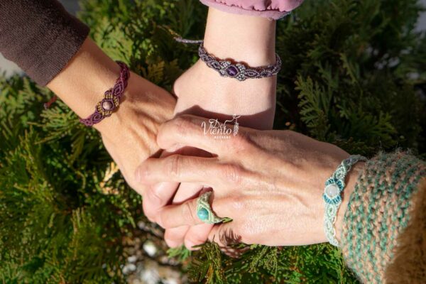 Pulseras "Bohito" con piedras naturales - Imagen 10