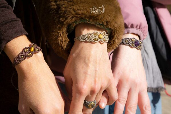 Pulseras "Bohemia" con minerales - Imagen 8