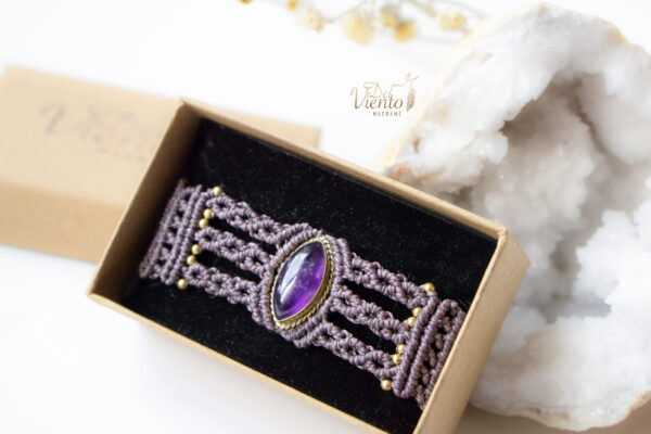 Pulsera ATENEA con Amatista - Imagen 4