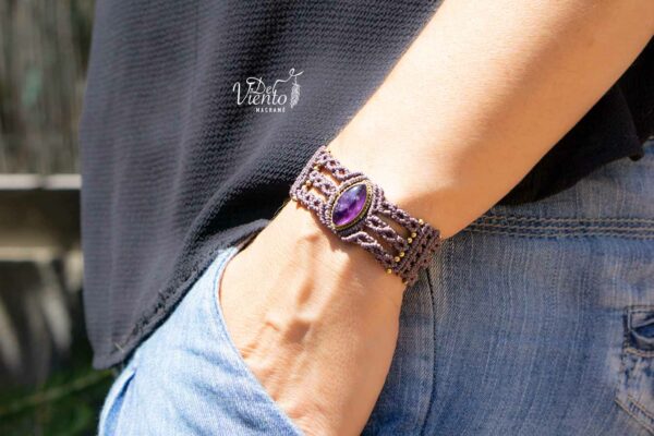 Pulsera ATENEA con Amatista - Imagen 3