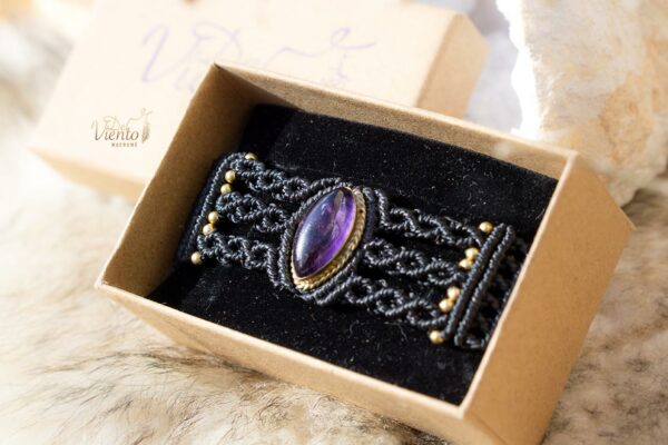 Pulsera ATENEA con Amatista - Imagen 4
