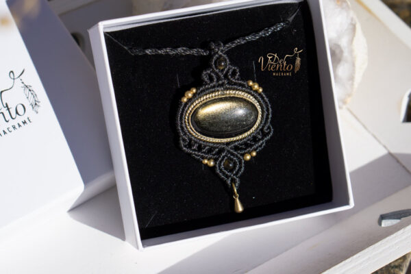 Colgante ALMA con Obsidiana Dorada - Imagen 3