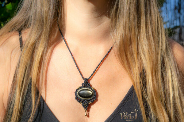 Colgante ALMA con Obsidiana Dorada - Imagen 2