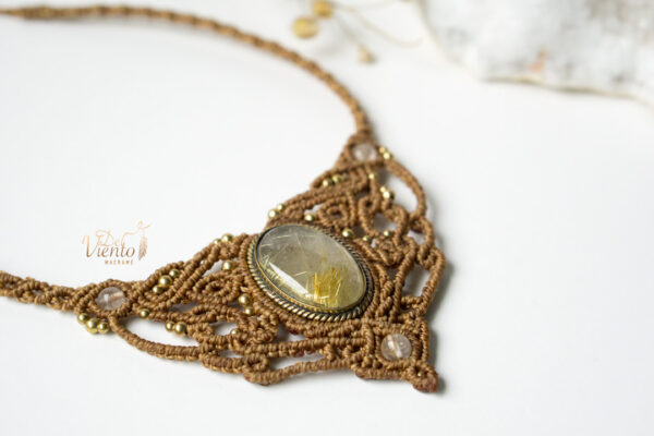 Collar con Cuarzo Rutilado - Imagen 2
