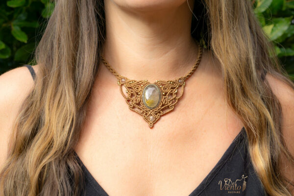 Collar con Cuarzo Rutilado
