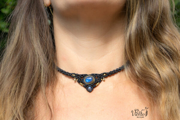 Collar Tiara con Labradorita - Imagen 2