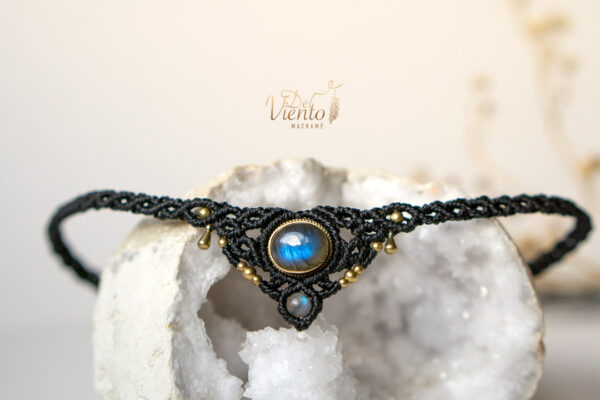 Collar Tiara con Labradorita