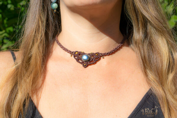 Collar Tiara con Labradorita - Imagen 3
