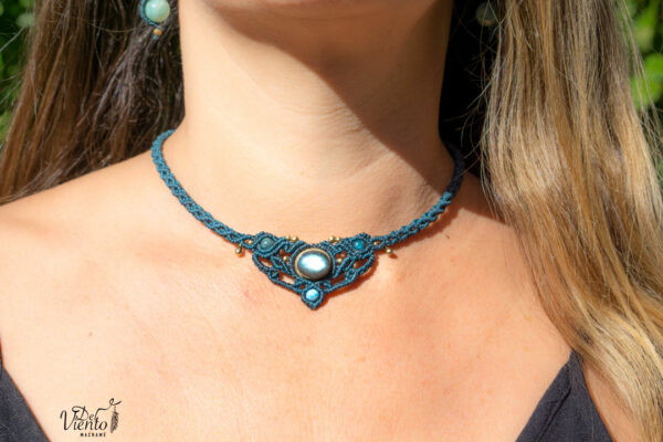 Collar Tiara con Labradorita - Imagen 2