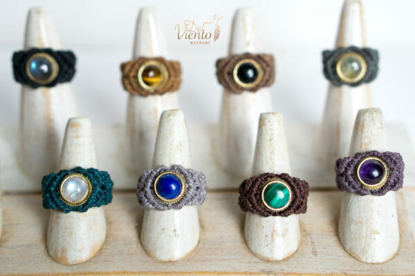 Anillos de macramé personalizados ♥ - Imagen 9