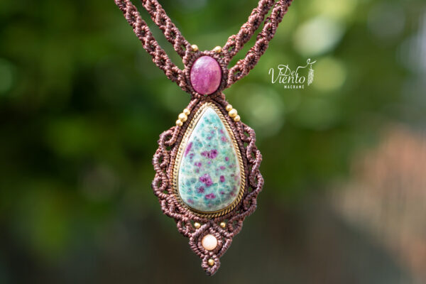 Collar GEA con Rubí & Rubifucsita - Imagen 2