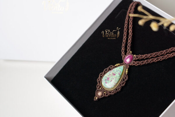 Collar GEA con Rubí & Rubifucsita - Imagen 4